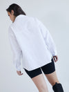 Camisa oversize con tirantes de correa