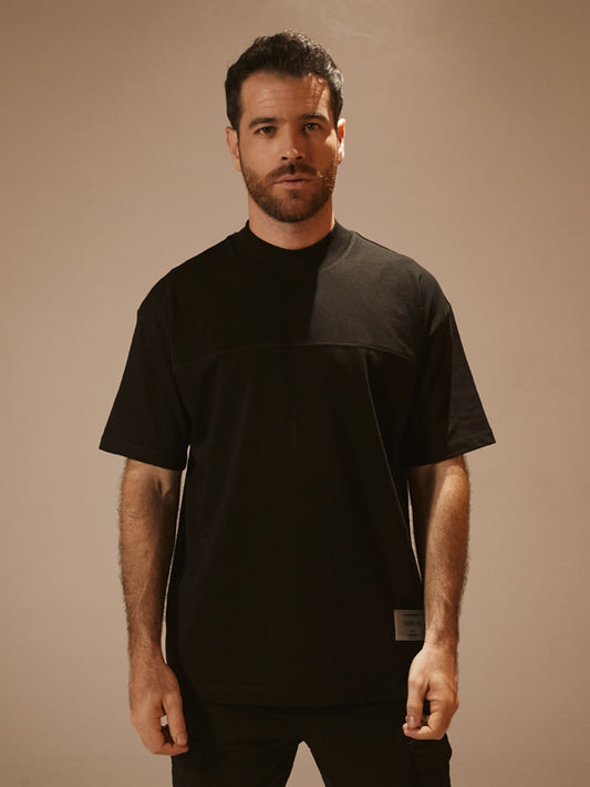 Men's camiseta oversize black