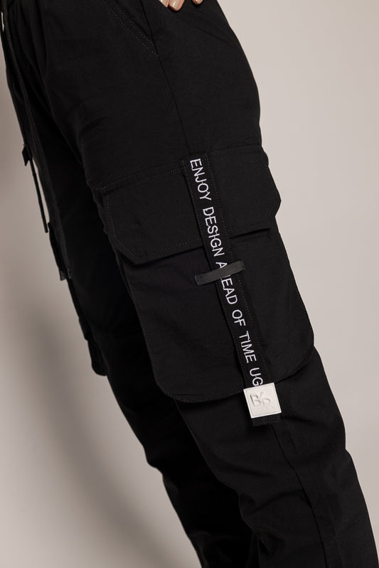 Jogger cargo cordón rubber