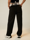 Jogger pantalón negro pretina blanca marvelous