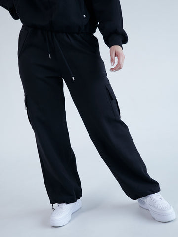 Jogger Black Pantalón cargo Bukuri